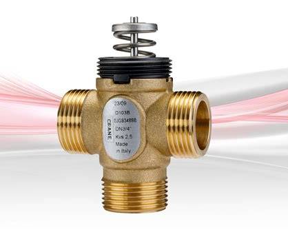 Crane D103B 3-Port Control Valve (DN15 / DN20 Brass CW617N) - Image 3